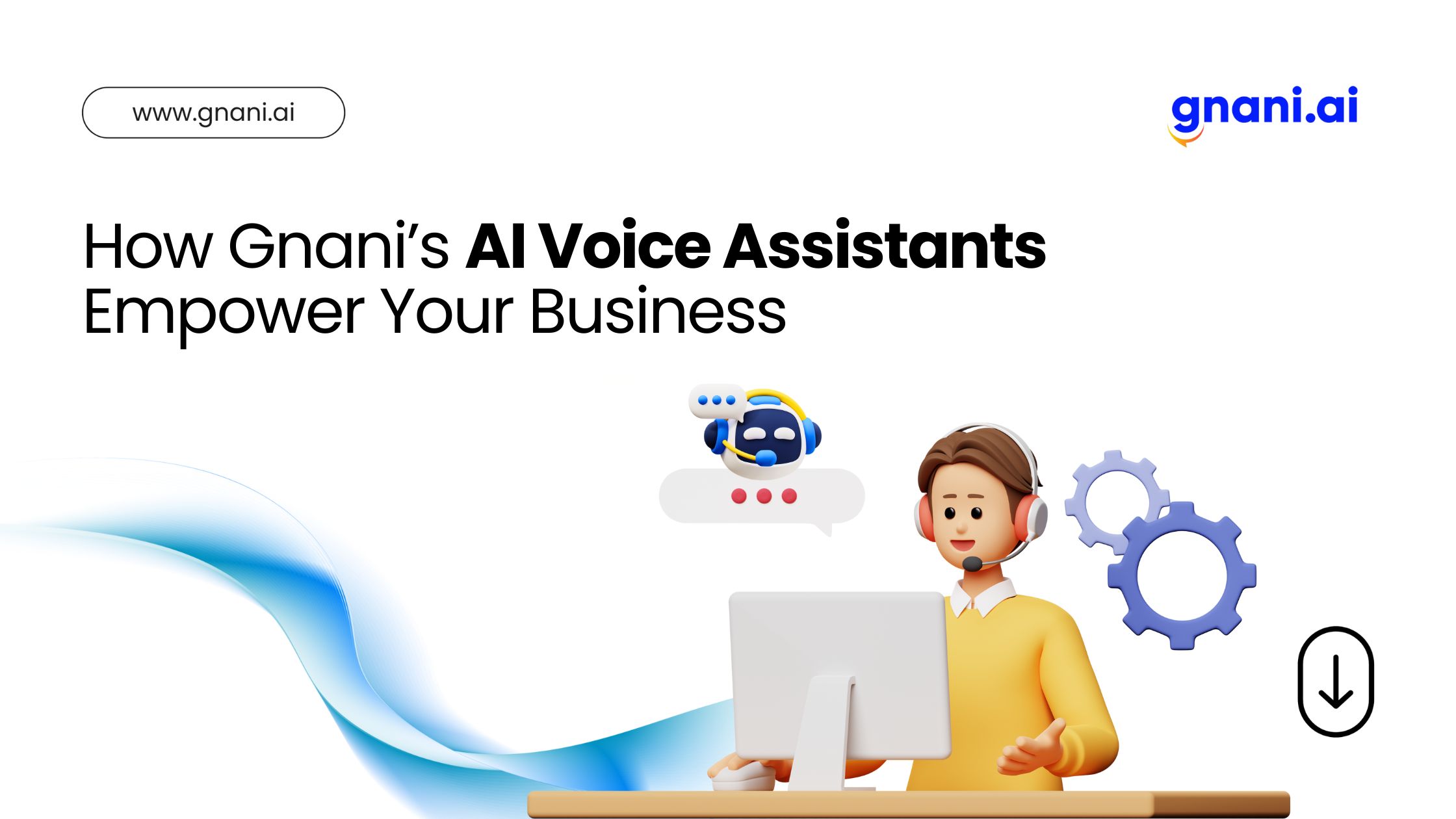 AI Voice Assistants enhancing customer service efficiency with scalable solutions