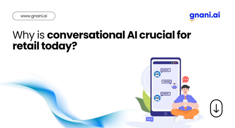 Conversational AI Crucial for Retail: Image showcasing real-time customer engagement through AI-powered solutions.