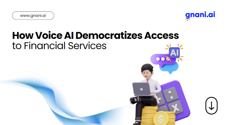 Voice AI transforming financial services by enabling accessible banking for low-literacy, multilingual, and technologically marginalized populations.