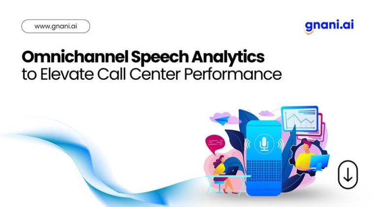 A professional call center setup with AI-powered speech analytics enhancing customer interactions and agent performance.